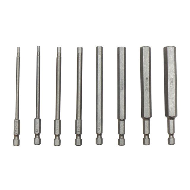 ロングヘックスビット セット 100mm 1/4 6角ビット 2.5mm 3mm