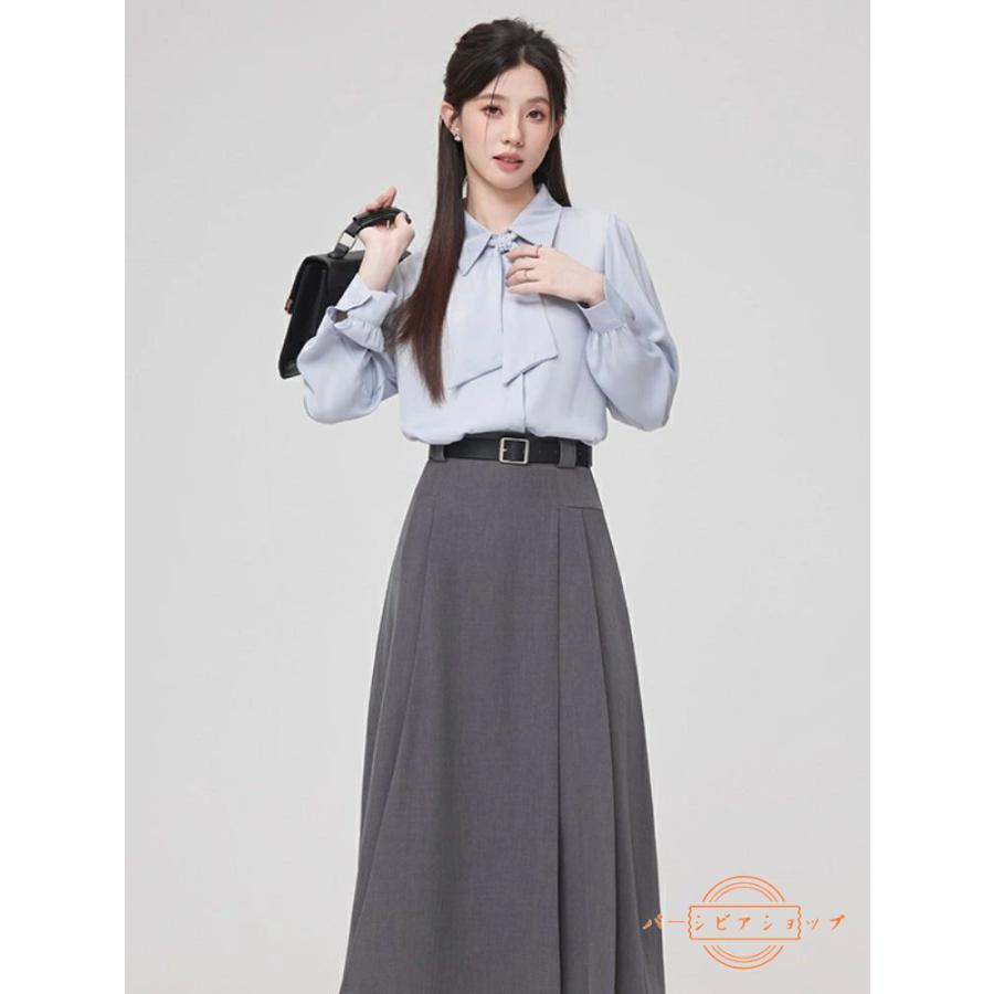 バーバリー　上品　グレー スーツ　ブレザー リボン付きシャツ　スカート　卒業式 楽天市場】JK制服 5点セット 卒業式 スーツ 女子高生 学校制服