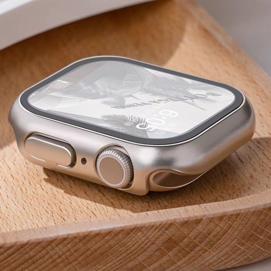 アップルウォッチケース Essential Silver 腕時計 Apple Watch バンド アップルウォッチ カバー ベルト ステンレス