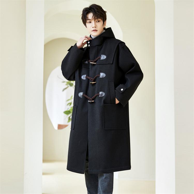 美品✨定価10万✨高級　LOVELESS ダッフルコート ロング　メンズ　黒　M 美品✨定価10万✨高級 LOVELESS ダッフルコート ロング メンズ