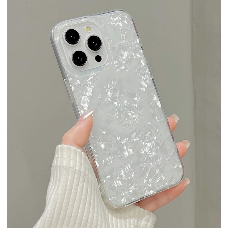 iPhone16 ケース 貝殻模様 耐衝撃 カバー TPU+プラスチック iPhone16 ケース 貝殻模様 耐衝撃 カバー TPU+プラスチック