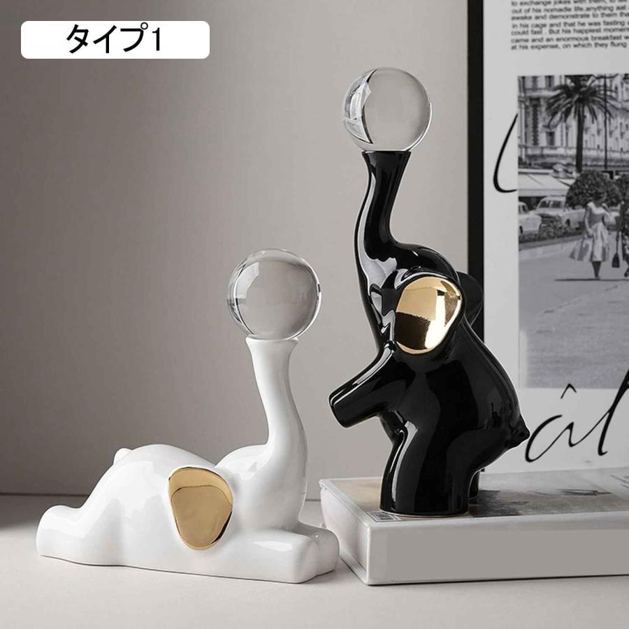 象の陶磁器の置物、家庭の装飾品を創造します 象の陶磁器の置物、家庭の装飾品を創造します 象の陶磁器の置物