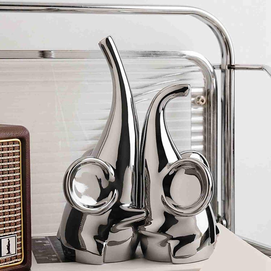 象の像 ホームデコレーション モダンスタイルの置物 彫刻 鹿