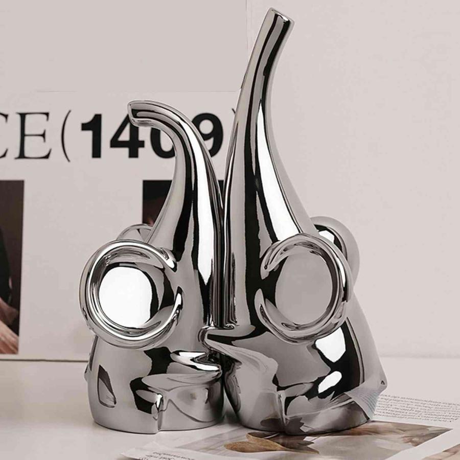 象の像 ホームデコレーション モダンスタイルの置物 彫刻 鹿