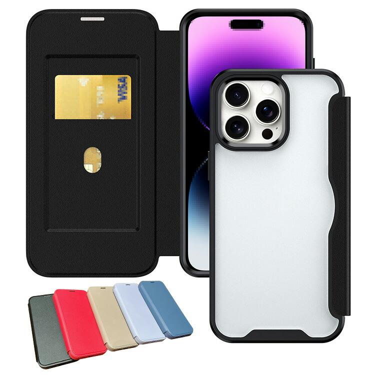 IPHONE 16 PLUS 用 ケース 手帳型 カード収納 iPhone16 ケース 手帳型 カバー TPU + プラスチック 背面透明
