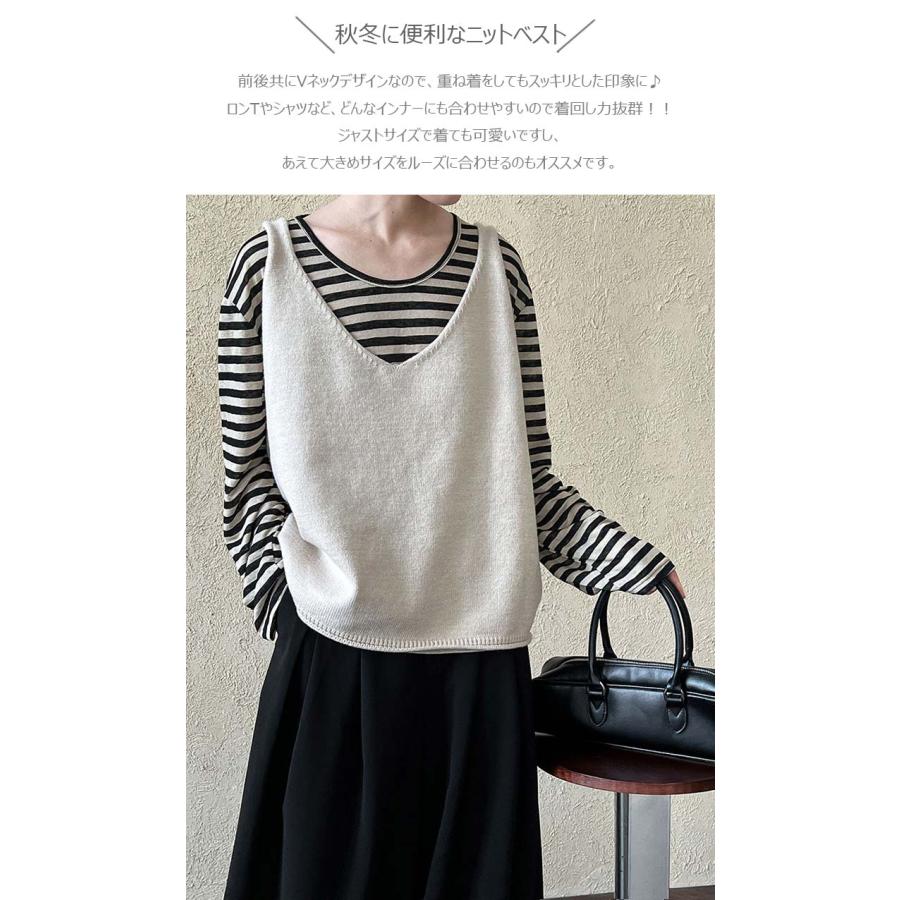 シャネル　ロゴ　キャミソール　タンクトップ　ノースリーブ　ベスト　ニット CHANEL 良品 シャネル ココマーク刺繍 ボーダー柄 ノースリーブ