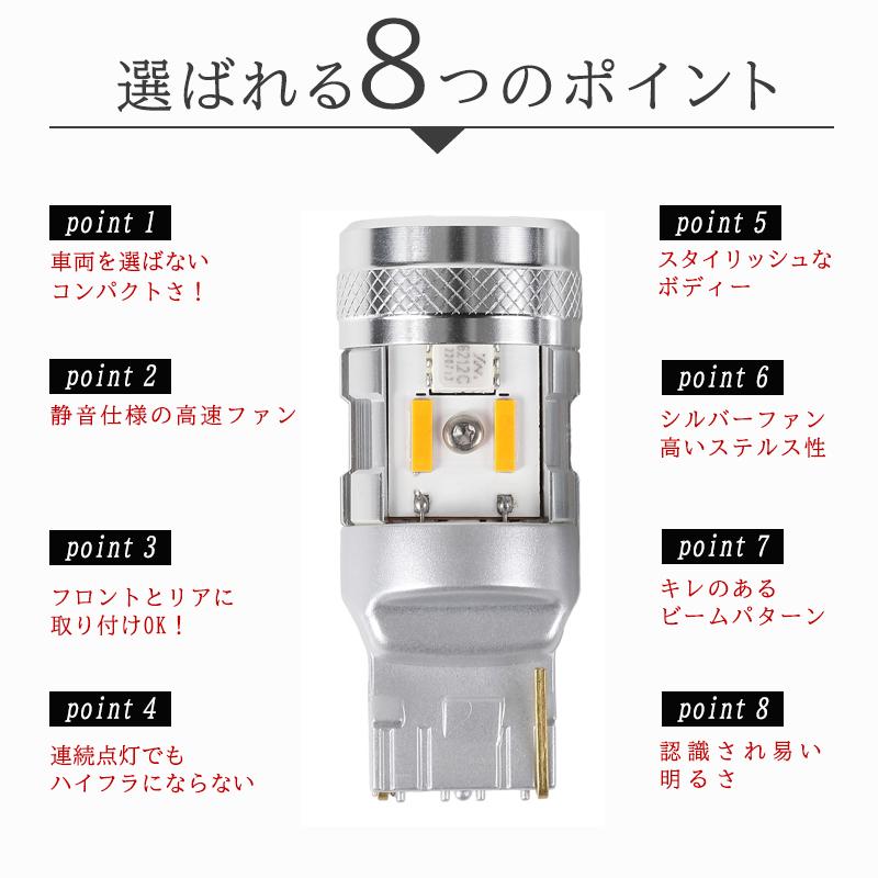 PERSI WOOD（パーシーウッド） T20 LED ウインカー ピン部違い対応