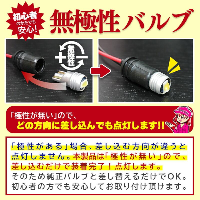 PERSI WOOD（パーシーウッド） T16 T10 LED レッド ブレーキ ハイ