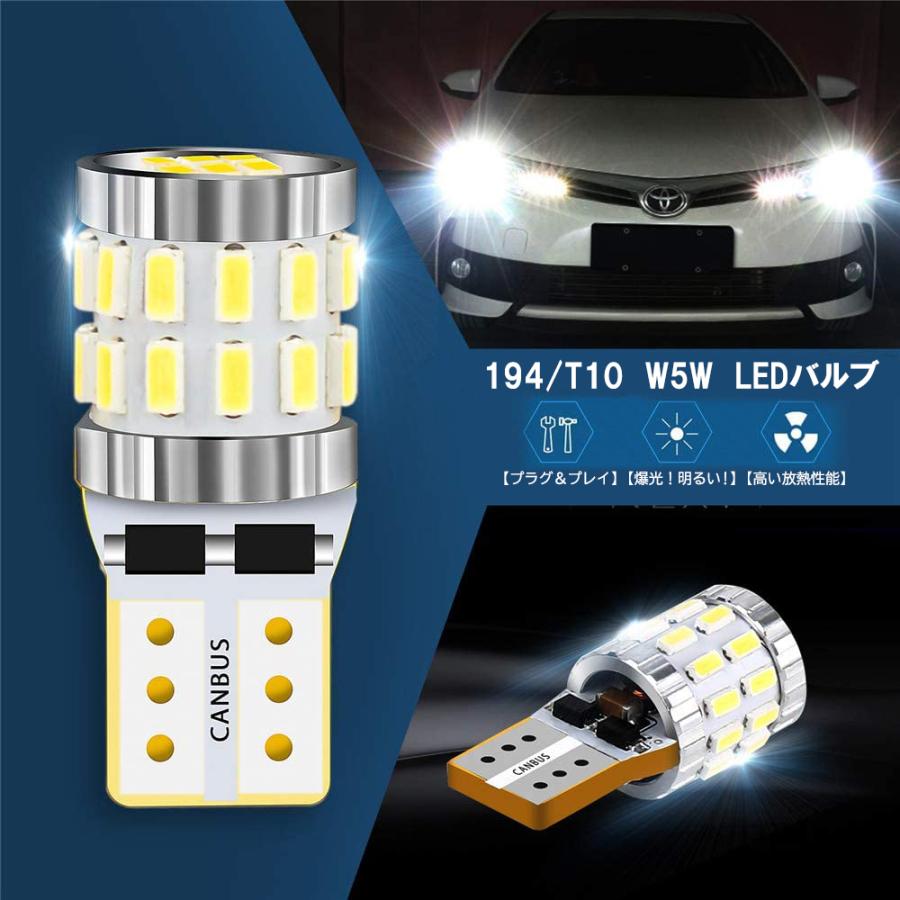 迅速な対応で商品をお届け致します T10 バルブ LED 爆光 24V 12V 10個セット トラック ポジション ナンバー灯 ルームランプ ウェッジ  ホワイト 車検対応 ft-008 tronadores.com