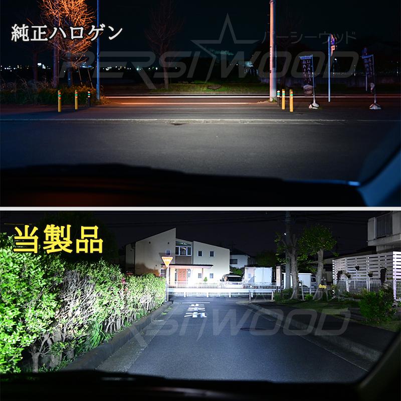 PERSI WOOD（パーシーウッド） H4 ledバルブ LEDヘッドライト H4 Hi/Lo