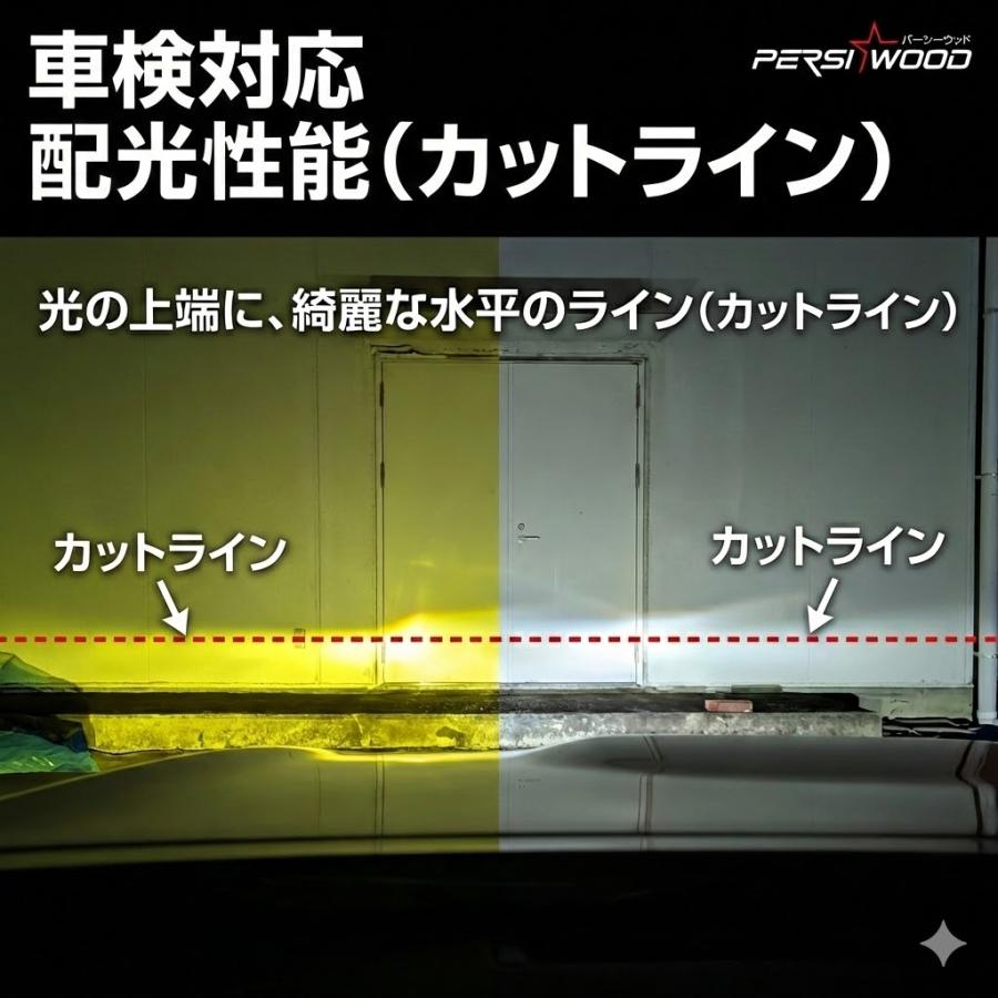 PERSI WOOD（パーシーウッド） LEDフォグランプ 2色切り替え 爆光