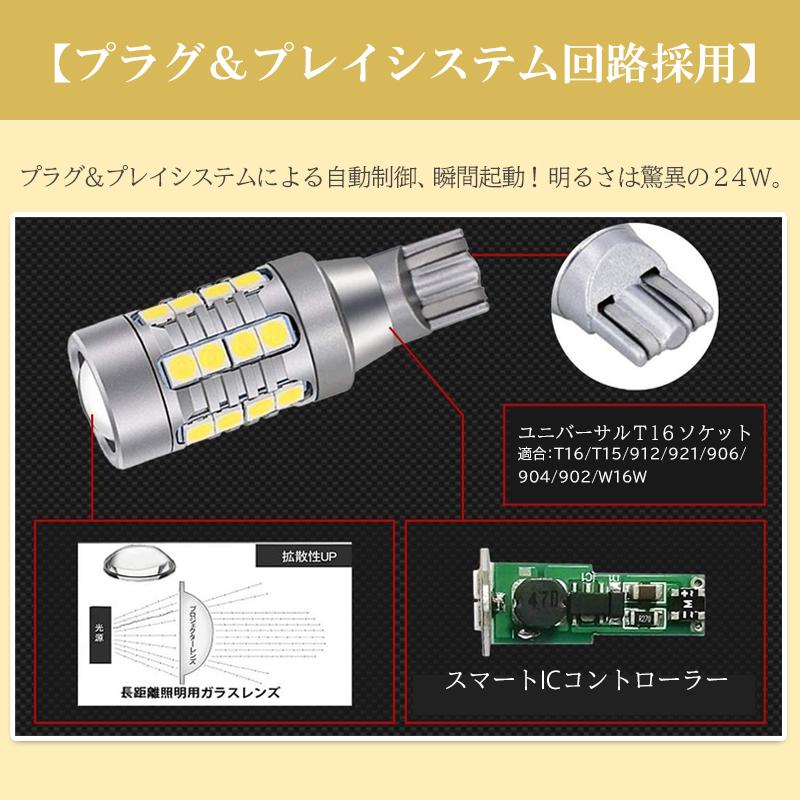 T16 LED バックランプ 爆光 車検対応 バルブ 拡散 ライト 12V 2個セット 防水 保証 パーシーウッド r-03｜persiwood2｜10