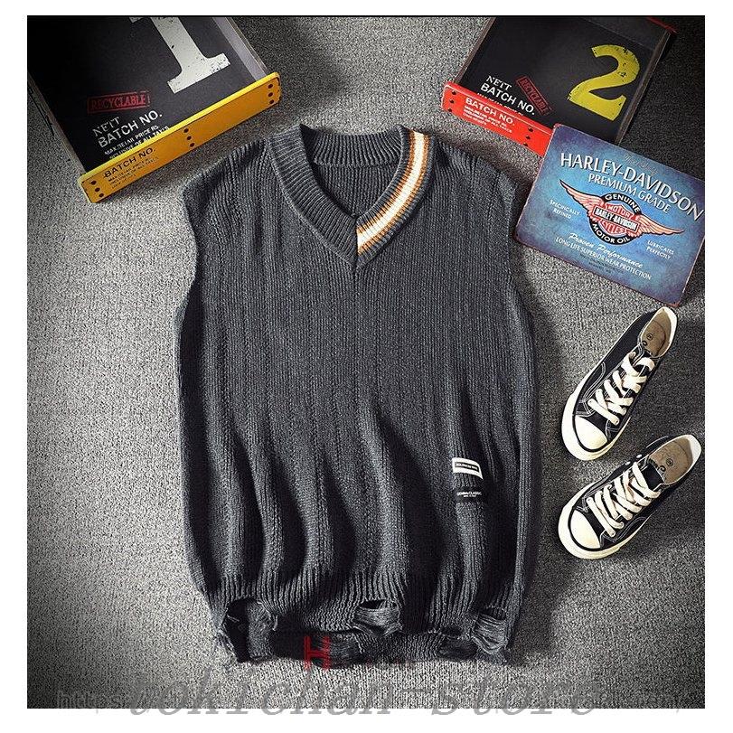 ラウンド ベスト ジレ ニットベストvネックベストメンズベストニット秋冬 ベストニットベストメンズニットvネック大きいサイズニットセーターダメージ裾おしゃれ通勤通学敬老の日 Www Threeriversofs Com