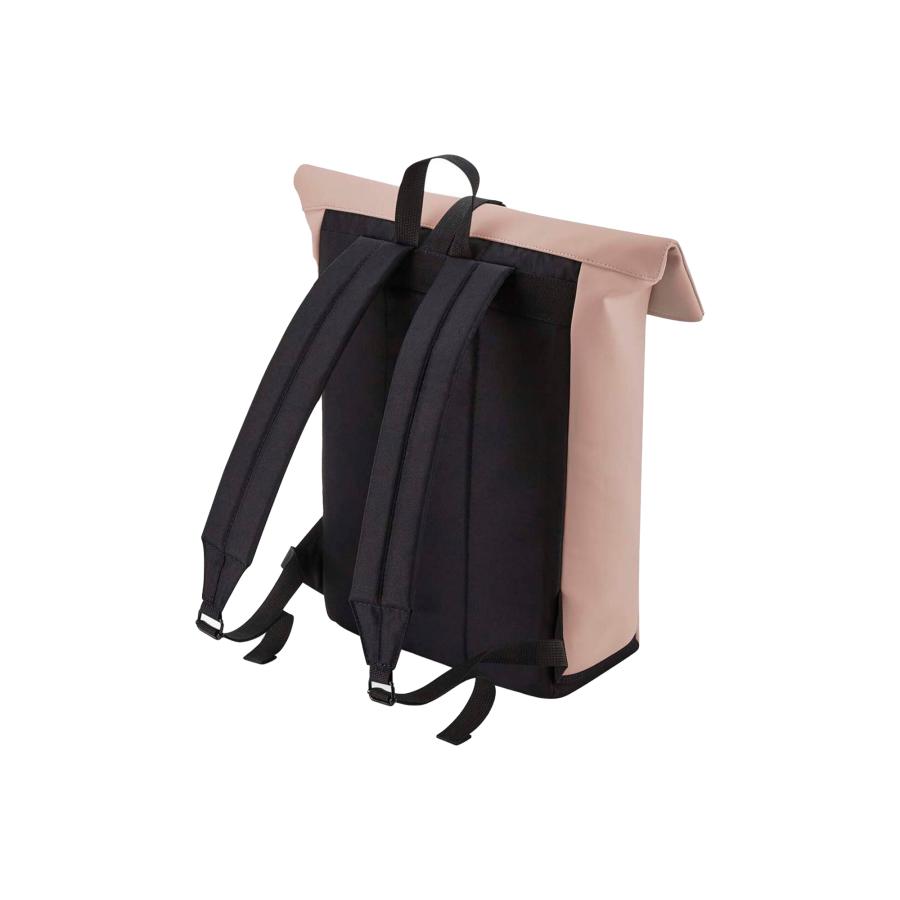 (バッグベース) Bagbase ロールトップ PU バックパック リュックサック BC5125 (ヌードピンク)_1