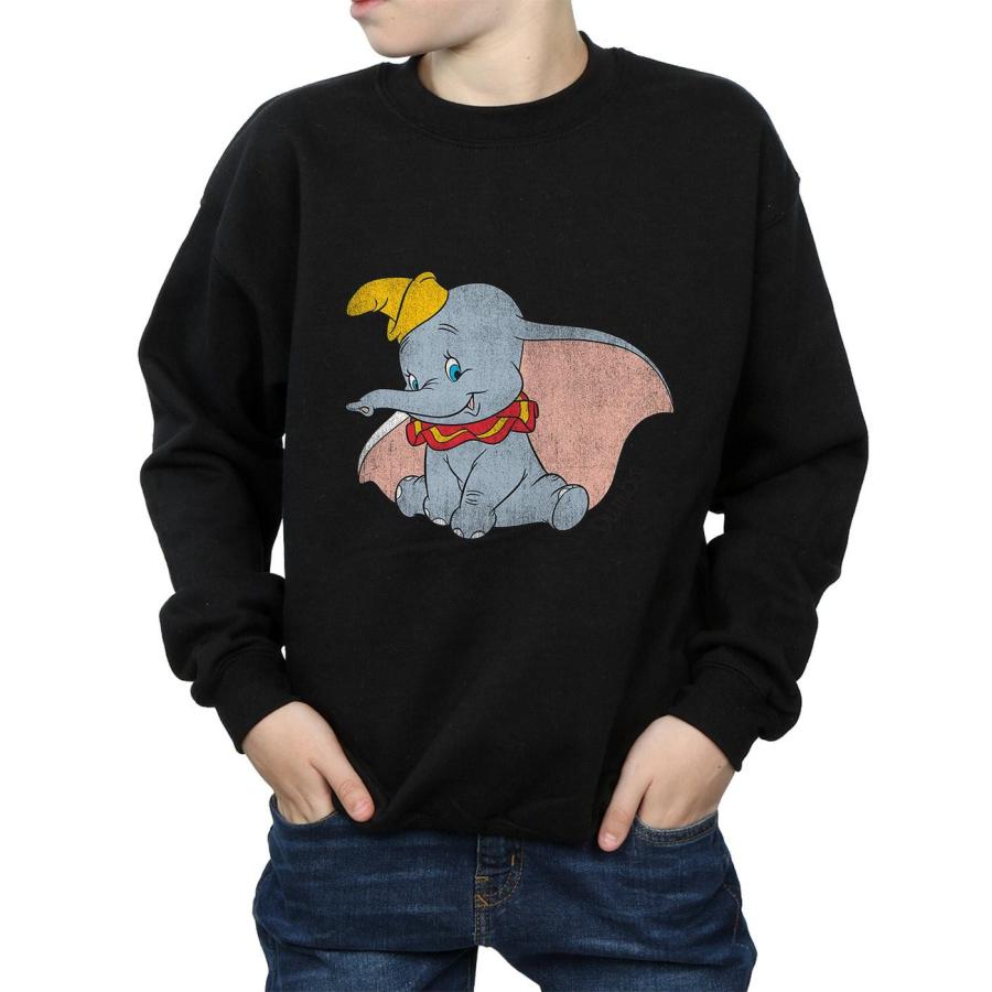 ダンボ) Dumbo オフィシャル商品 キッズ・子供用 長袖 スウェット 
