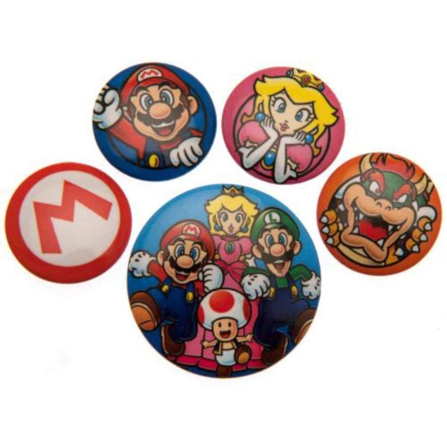 【非売品・レア】スーパーマリオ 魔界帝国の女神　缶バッジ3種セット スーパーマリオブラザーズ) Super Mario オフィシャル商品 バッジ