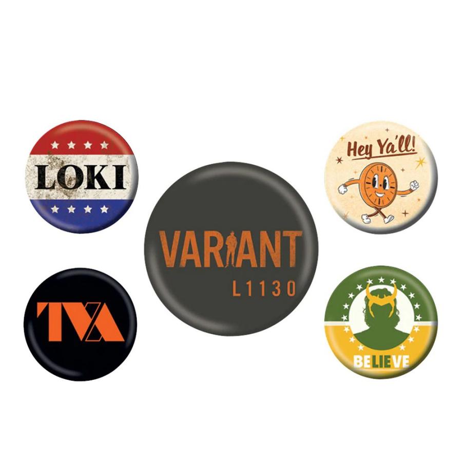 ロキ) Loki オフィシャル商品 TVA バッジ セット (5個組) BS4162