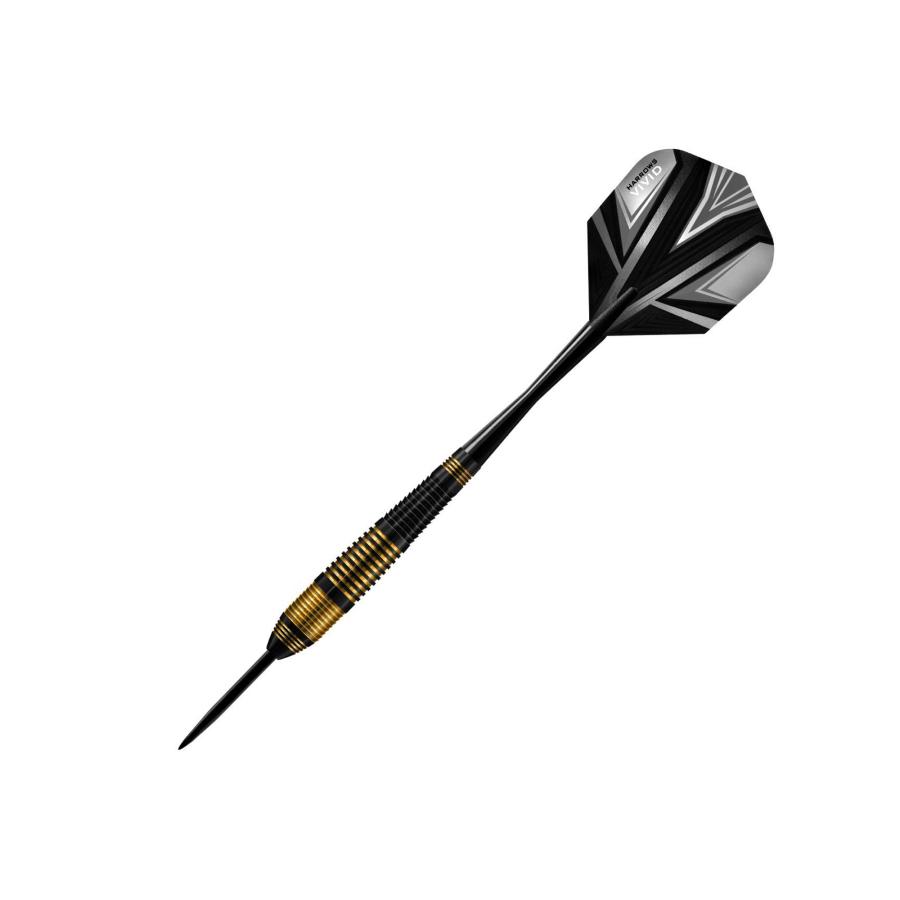 (ハローズ) Harrows Vivid ブラスダーツ ダーツ (3本組) CS484 (ブラック/ブラス/グレー) |  | 02
