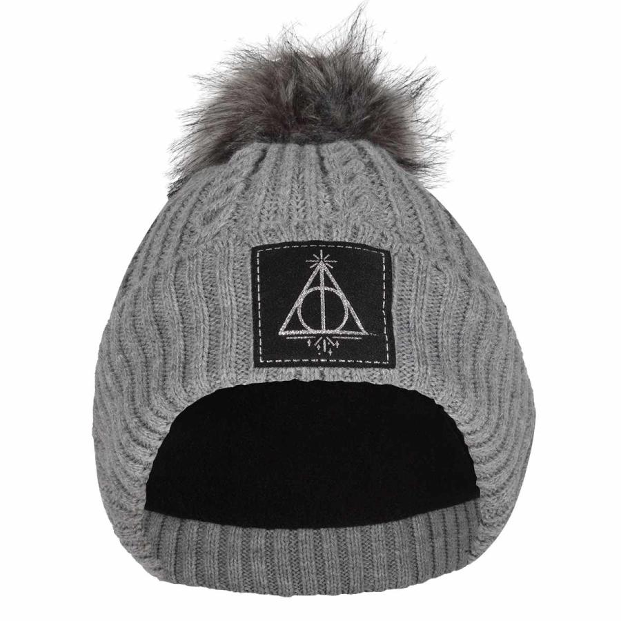 (ハリー・ポッター) Harry Potter オフィシャル商品 ユニセックス 死の秘宝 ニット帽 ビーニー キャップ HE1472 (グ｜pertemba｜04