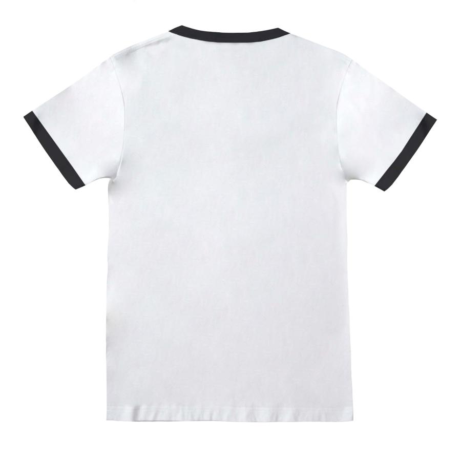 (ジュラシック・パーク) Jurassic Park オフィシャル商品 ユニセックス ロゴ 半袖 リンガーTシャツ HE598 (ホワイト)｜pertemba｜02
