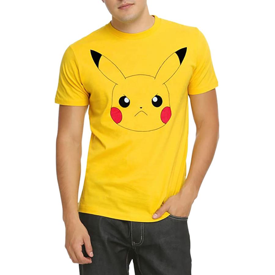 ポケモン) Pokemon オフィシャル商品 ユニセックス ピカチュウ 半袖 T