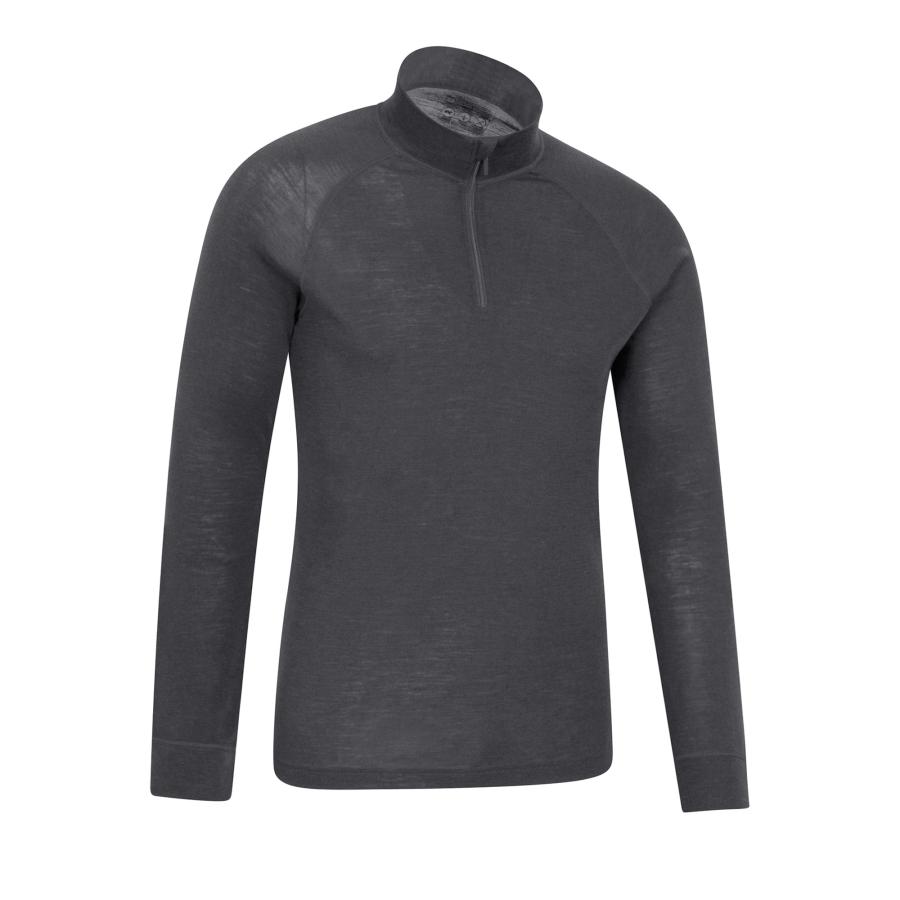 (マウンテン・ウェアハウス) Mountain Warehouse メンズ Merino II ベースレイヤートップ アンダー インナー MW521 (グレの画像