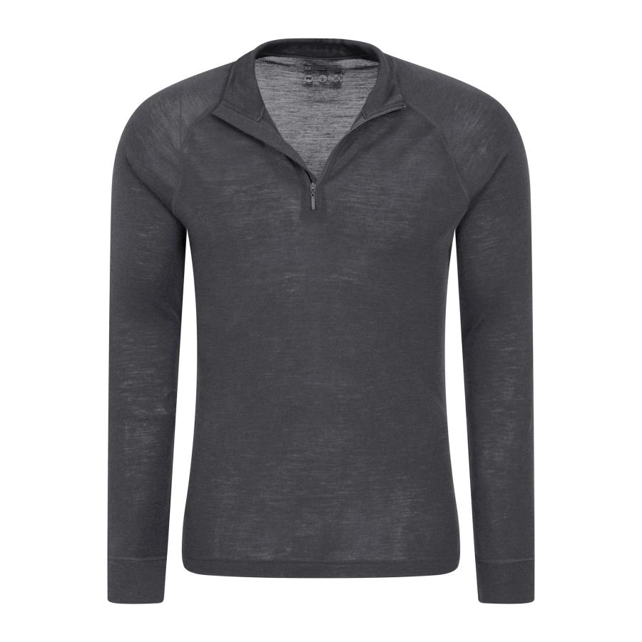 (マウンテン・ウェアハウス) Mountain Warehouse メンズ Merino II ベースレイヤートップ アンダー インナー MW521 (グレの画像