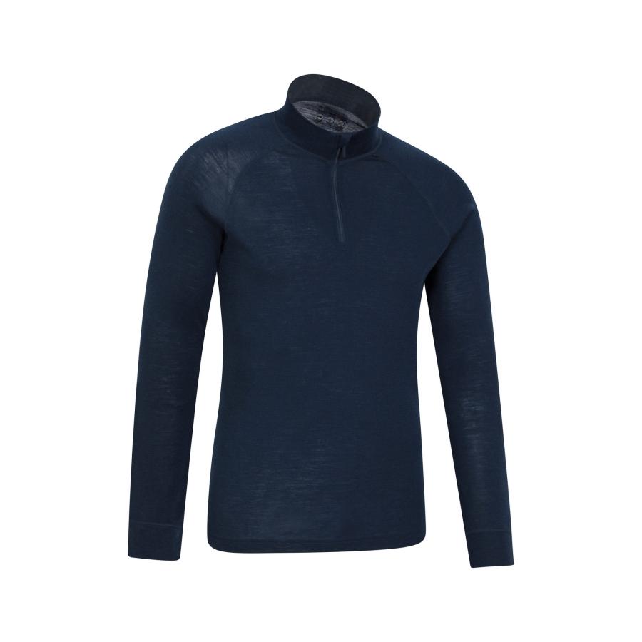 (マウンテン・ウェアハウス) Mountain Warehouse メンズ Merino II ベースレイヤートップ アンダー インナー MW521 (ネイ_1