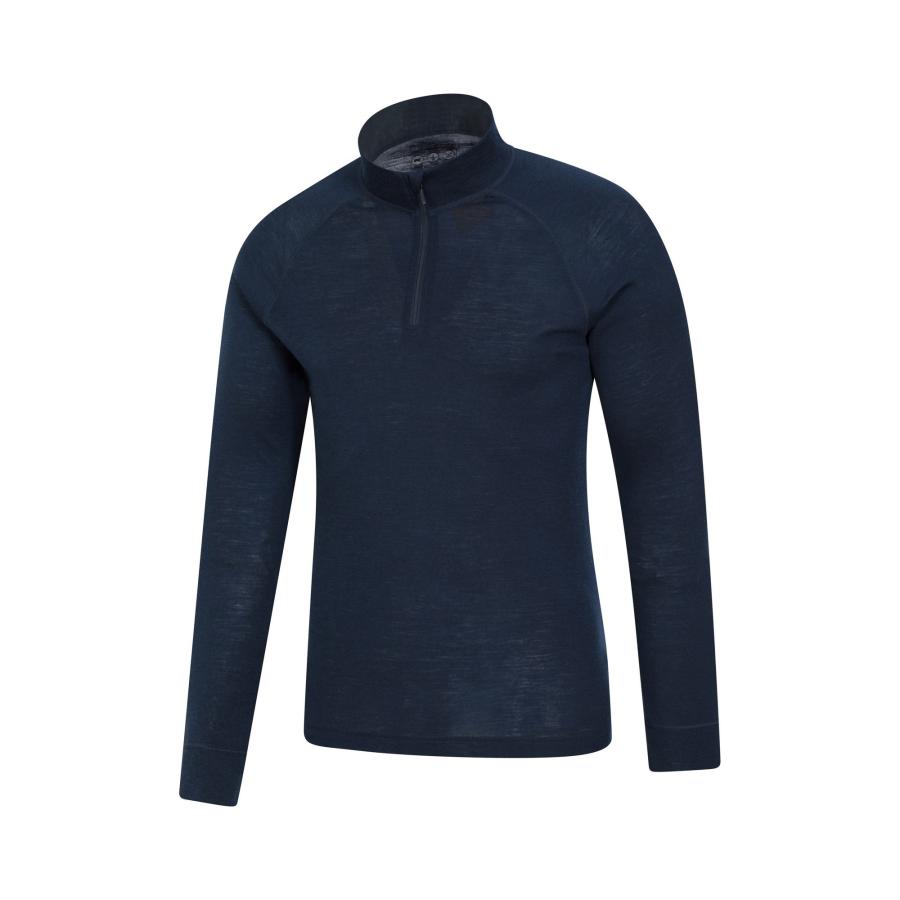(マウンテン・ウェアハウス) Mountain Warehouse メンズ Merino II ベースレイヤートップ アンダー インナー MW521 (ネイ_2
