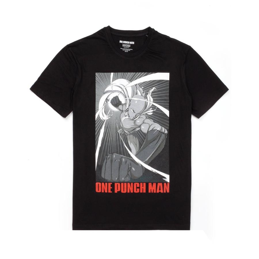 ワンパンマン) One Punch Man オフィシャル商品 メンズ Saitama T 