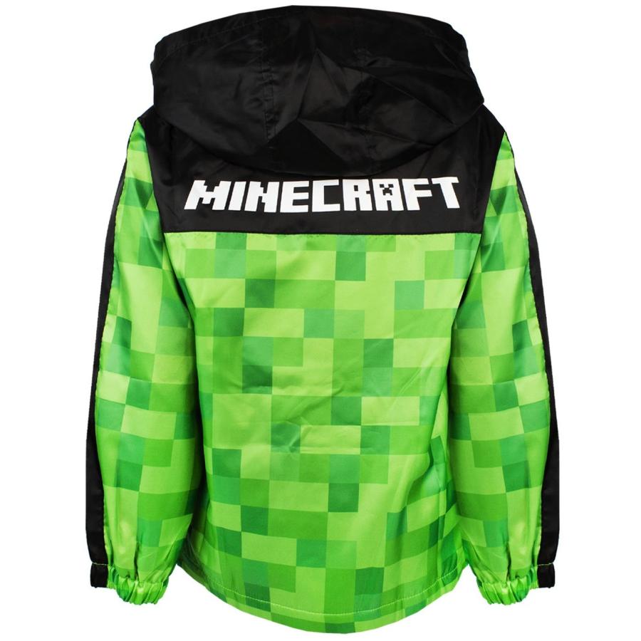 (マインクラフト) Minecraft オフィシャル商品 キッズ・子供 ボーイズ Creeper フード付き 防水 ジャケット アウタ｜pertemba｜03
