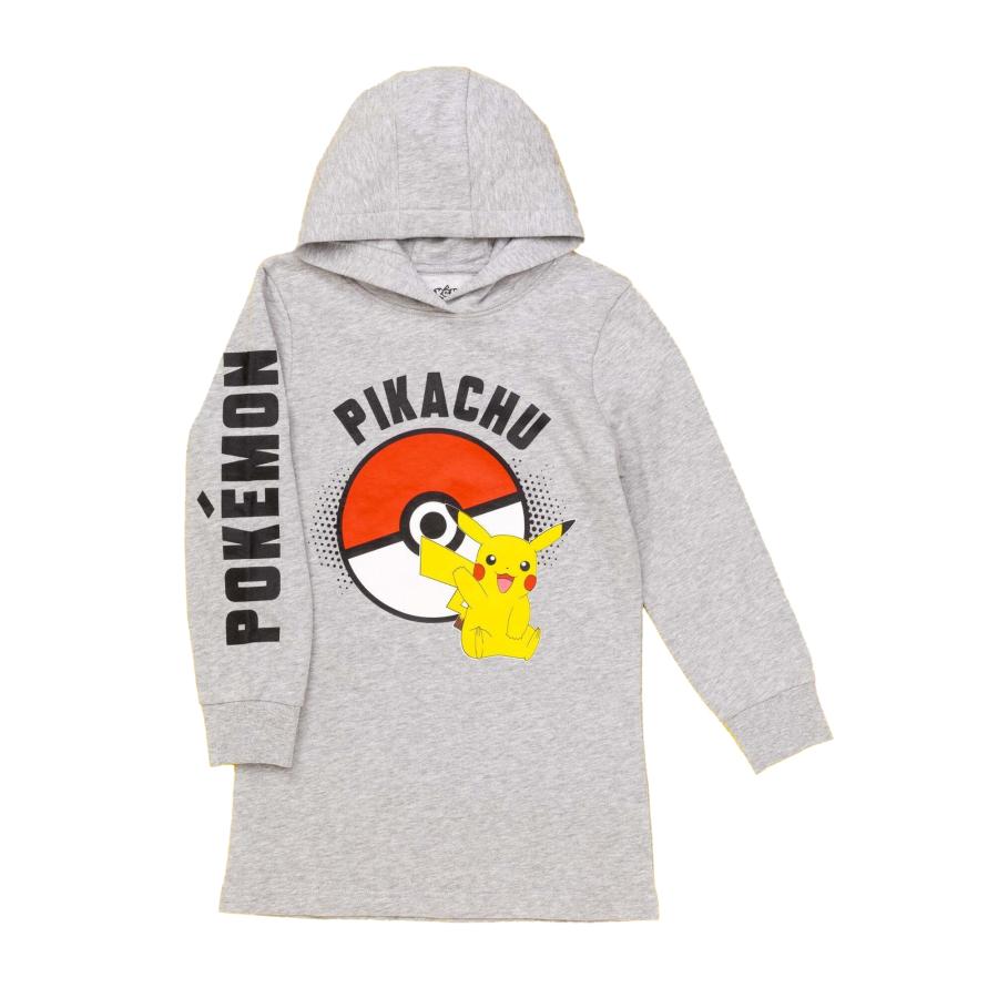 ポケモン) Pokemon キッズ・子供 ガールズ ピカチュウ パーカードレス