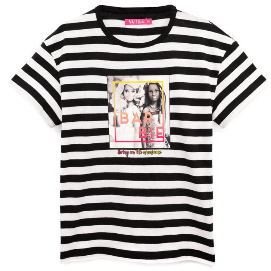 バービー) Barbie オフィシャル商品 キッズ・子供 ガールズ Tシャツ