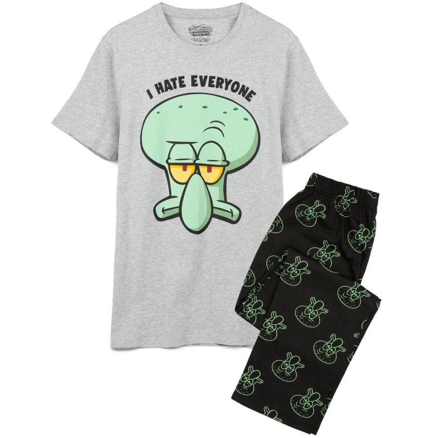 cvtvlist ロンT スポンジボブ イカルド スポンジ・ボブ) SpongeBob SquarePants オフィシャル商品 メンズ