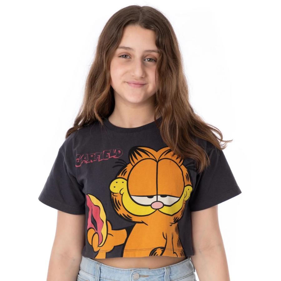 ★ELF SACK★ Garfield  ポロ襟 Tシャツ ワンピース/送料込 ガーフィールド) Garfield オフィシャル商品 キッズ・子供