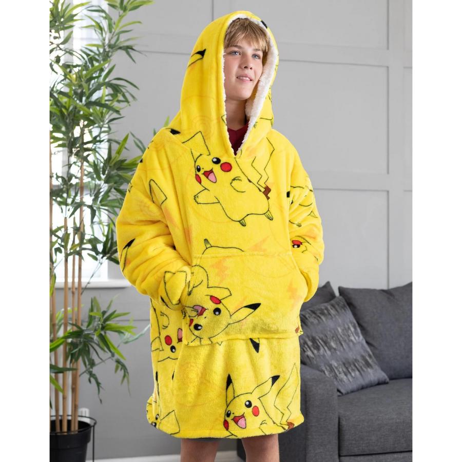 中古]WCS2023 フード付きパーカー グレー XL ポケモン ピカチュウ