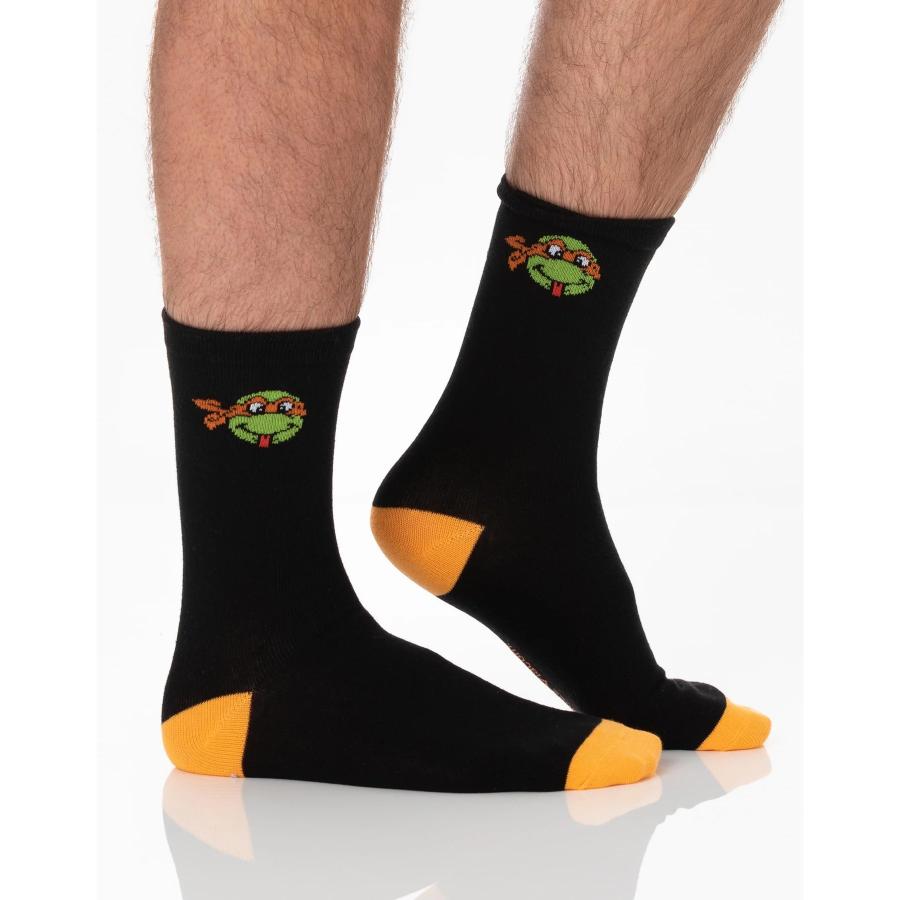 ♠どど〜んとセットで! 新品・未使用/Men’s[BRAND]ソックス 全11足 ミュータント タートルズ) Teenage Mutant Ninja Turtles オフィシャル