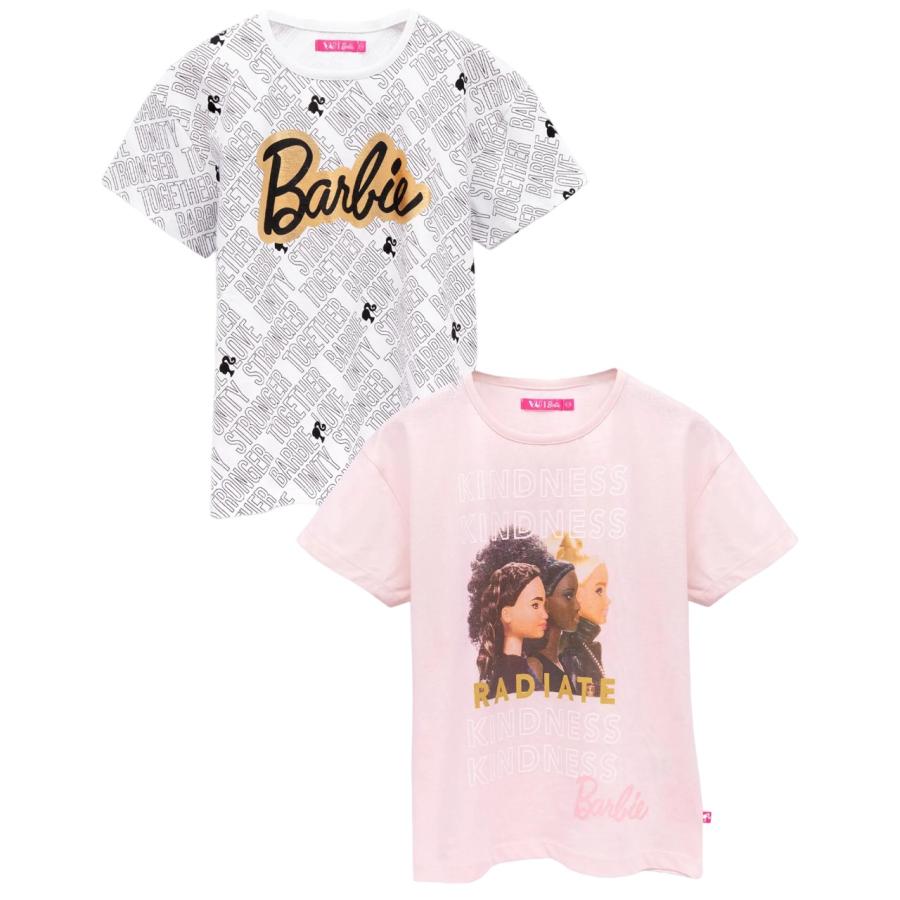 バービー) Barbie オフィシャル商品 キッズ・子供 ガールズ Tシャツ