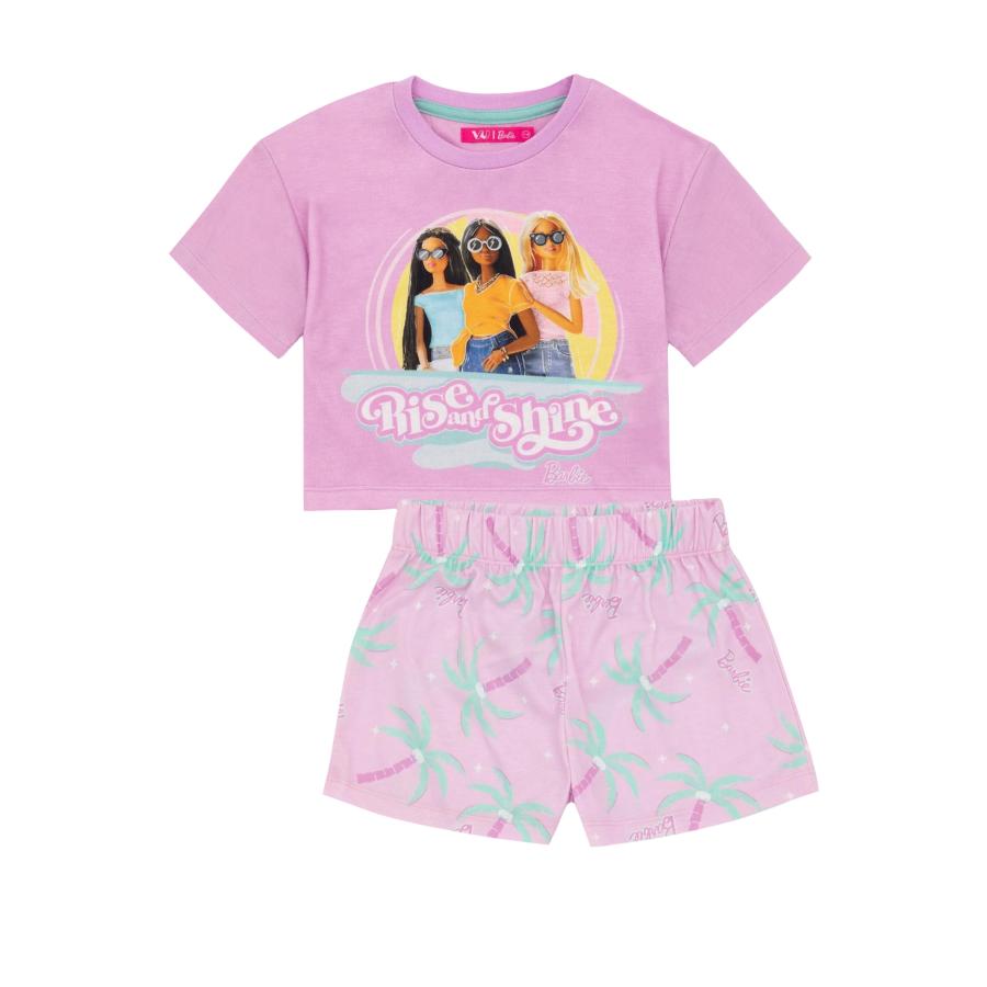 バービー) Barbie オフィシャル商品 キッズ・子供 ガールズ パジャマ 