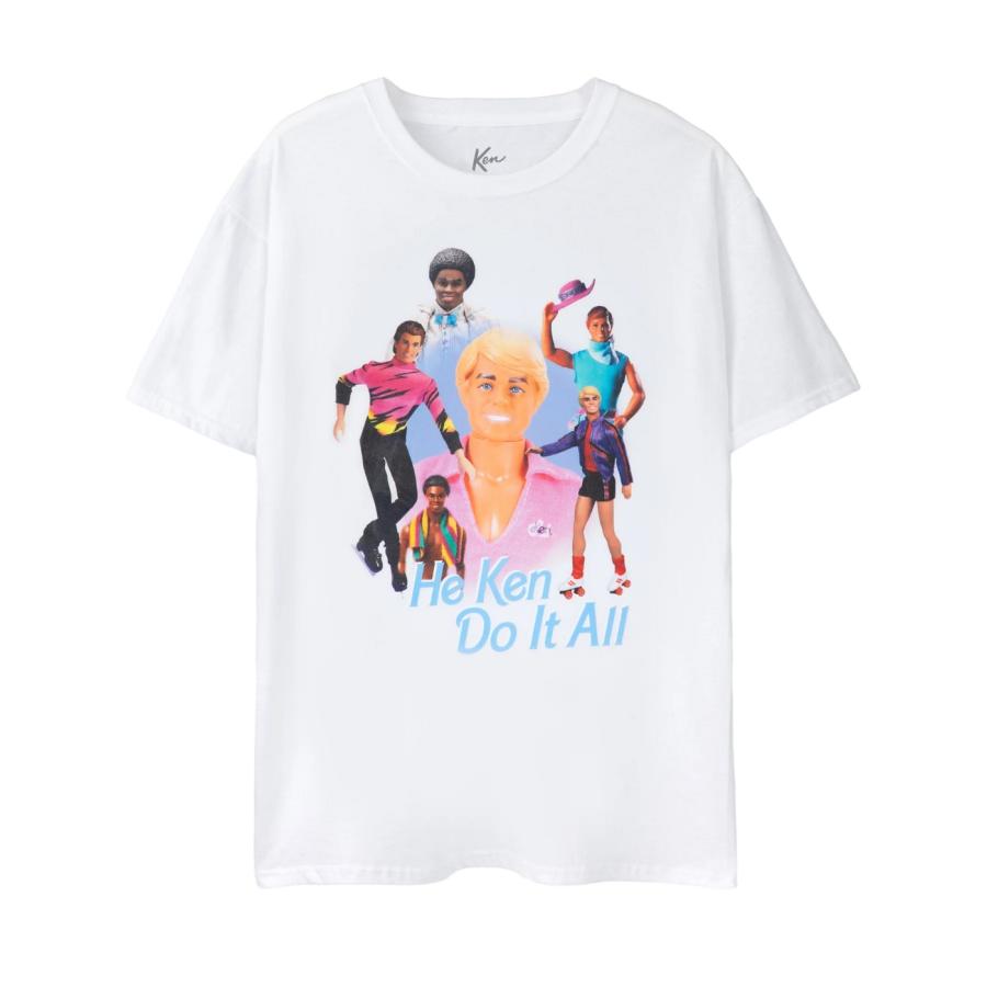 バービー) Barbie オフィシャル商品 メンズ He Ken Do It All Tシャツ