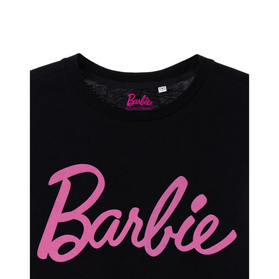 バービー) Barbie オフィシャル商品 レディース Classic ロゴ Tシャツ