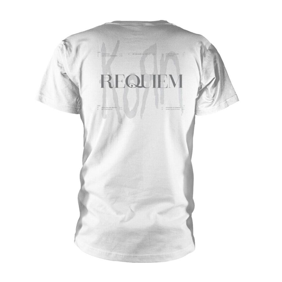 (コーン) Korn オフィシャル商品 ユニセックス Requiem Twins Tシャツ 半袖 トップス PH1367 (ホワイト)｜pertemba｜02
