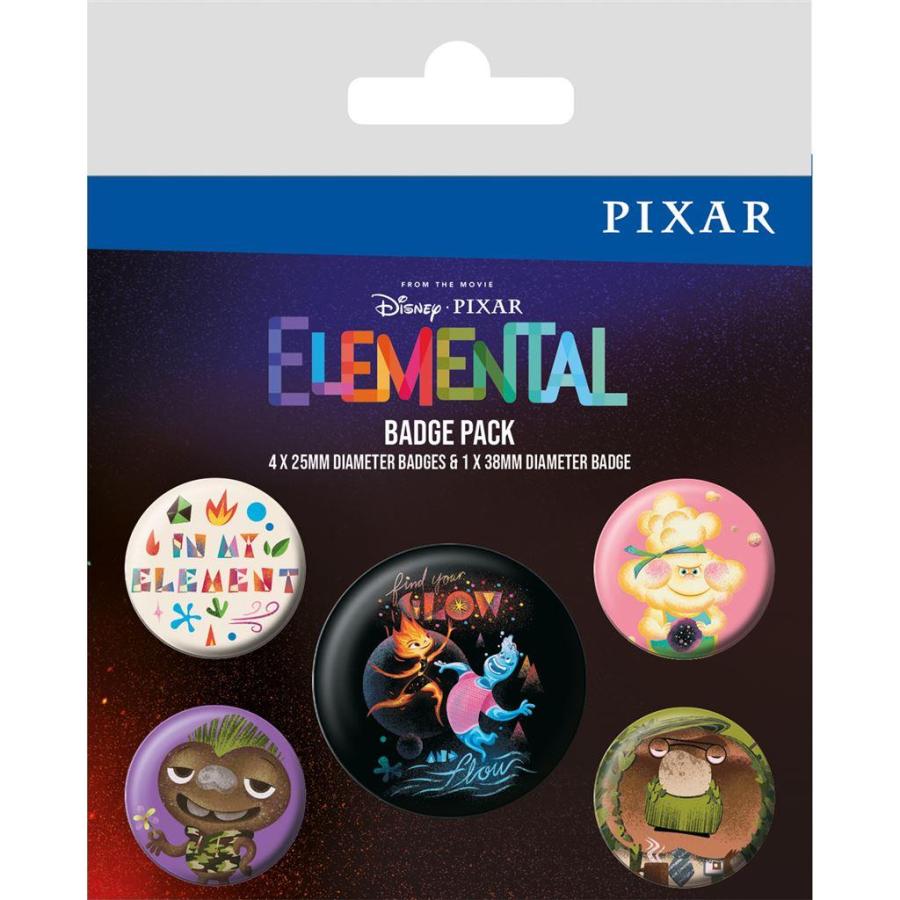 バッジ セット マイ・エレメント) Elemental オフィシャル商品 Periodic Fun バッジ