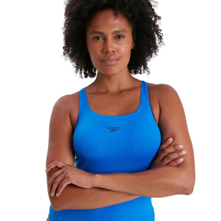 speedo 競泳水着 　ネイビー スピード) Speedo レディース Medalist Eco Endurance+ ワンピース水着