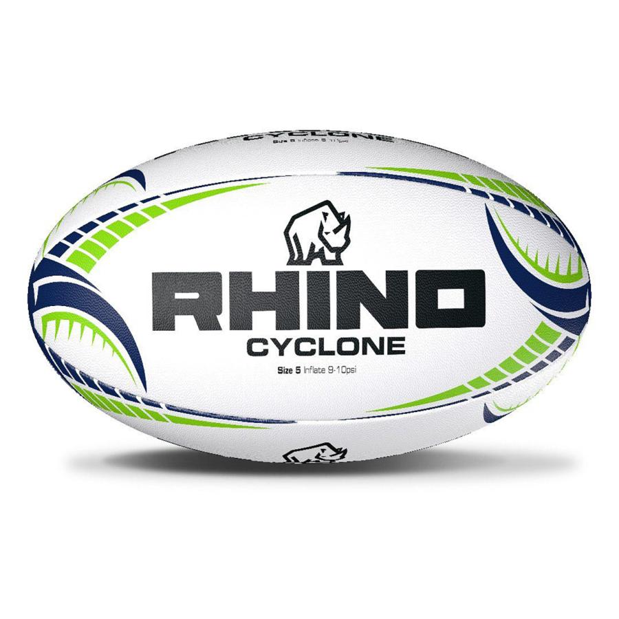 ライノー) Rhino Cyclone ラグビーボール RD802 (ホワイト) : Pertemba