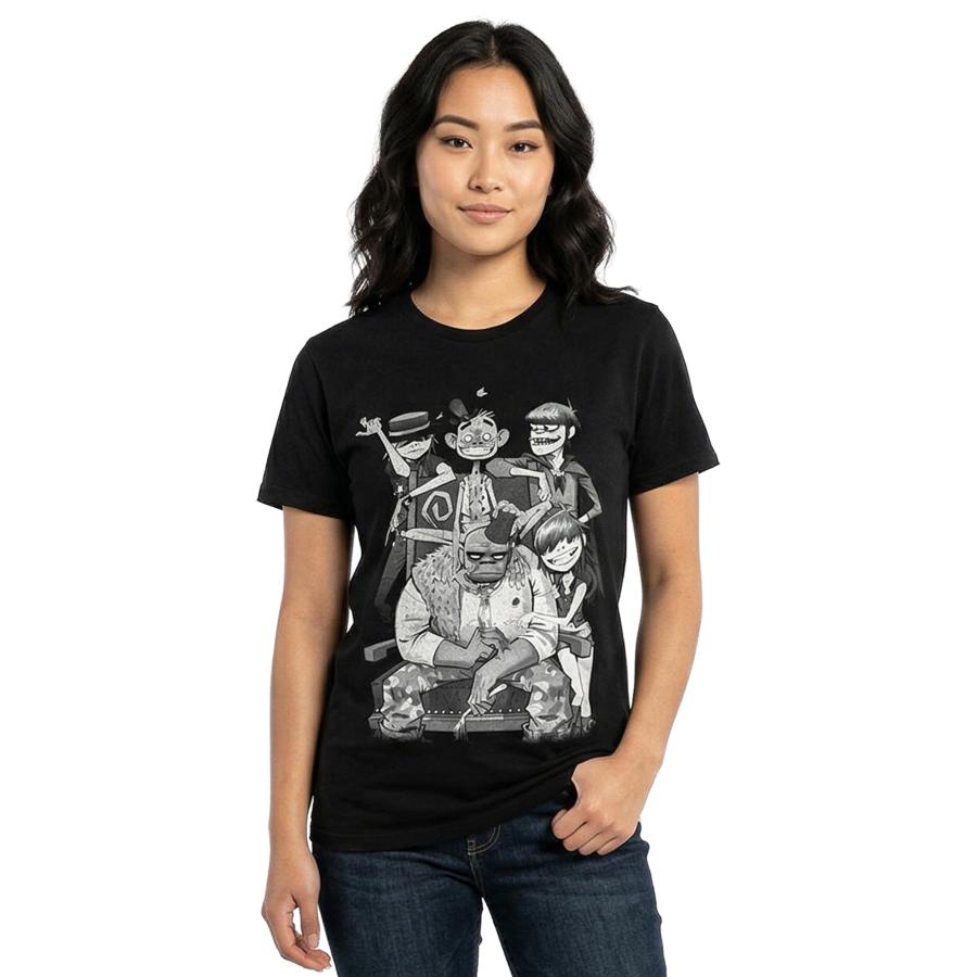 ゴリラズ) Gorillaz オフィシャル商品 ユニセックス George Spray T