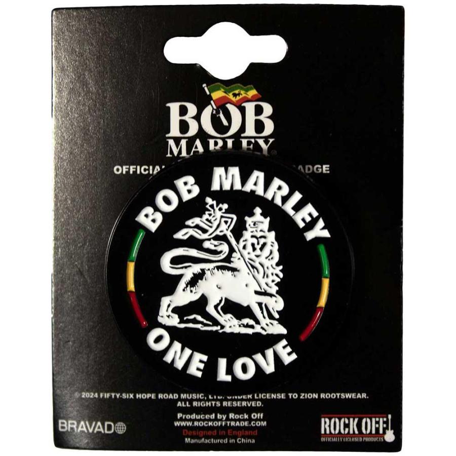 ボブ・マーリー) Bob Marley オフィシャル商品 Lion バッジ RO11189
