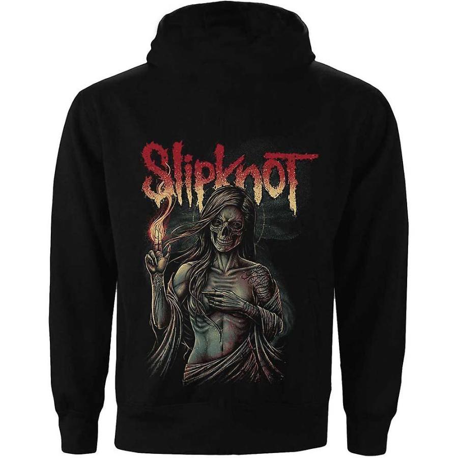 (スリップノット) Slipknot オフィシャル商品 ユニセックス  Burn Me Away バックプリント ロゴ パーカー フード付き｜pertemba｜02