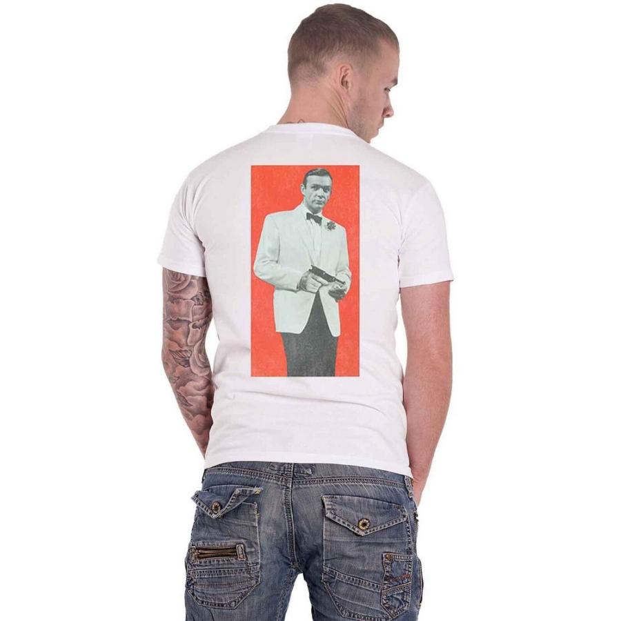(ジェームズ・ボンド007) James Bond 007 オフィシャル商品 ユニセックス Goldfinger Profile Tシャツ 半袖 トップス RO3359｜pertemba｜02
