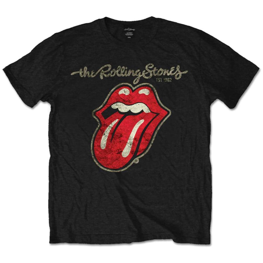 00s ローリングストーンズ メキシコ製 ロゴプリント半袖Tシャツ L ブラック ローリング・ストーンズ) The Rolling Stones オフィシャル商品 キッズ
